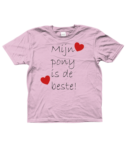 Kids T-Shirt - Mijn pony is de beste!