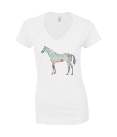 Dames T-Shirt - Pastel Paard