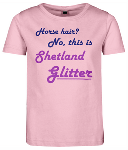 Meisjes T-shirt - Shetland glitter