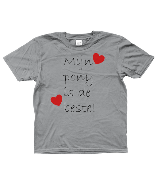 Kids T-Shirt - Mijn pony is de beste!