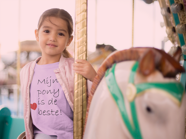 Kids T-Shirt - Mijn pony is de beste!